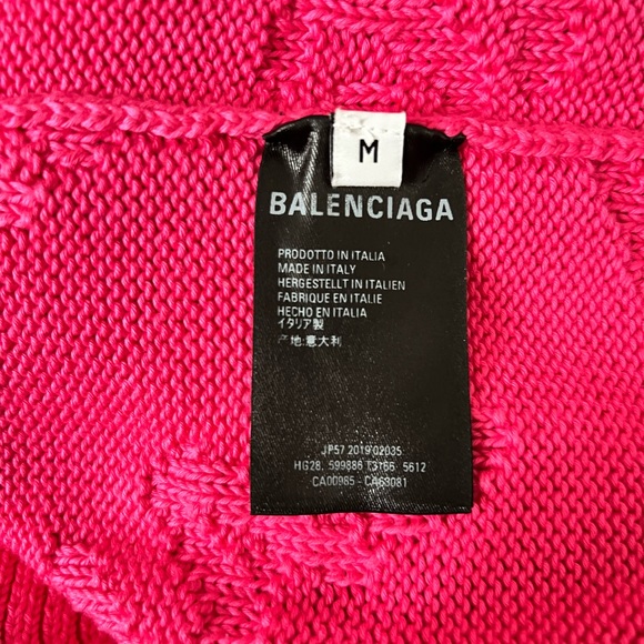 Balenciaga 3D knit shocking pink - Picture 10 of 10